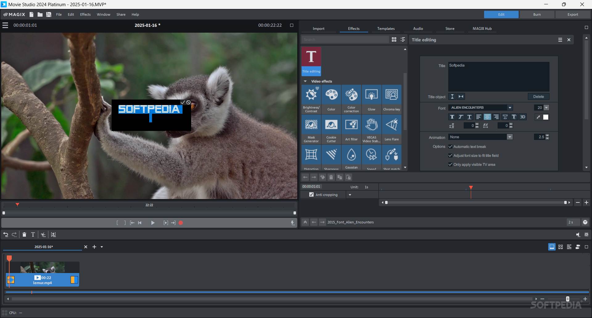 专业视频编辑 | MAGIX Movie Studio Platinum 2025 v25.0.1.246 破解版
