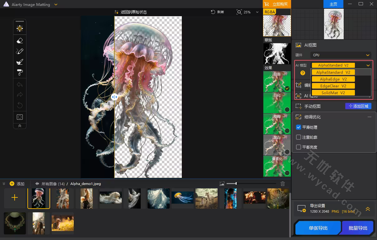 Aiarty Image Matting(智能抠图工具) v2.5 多语便携版 & 安装版