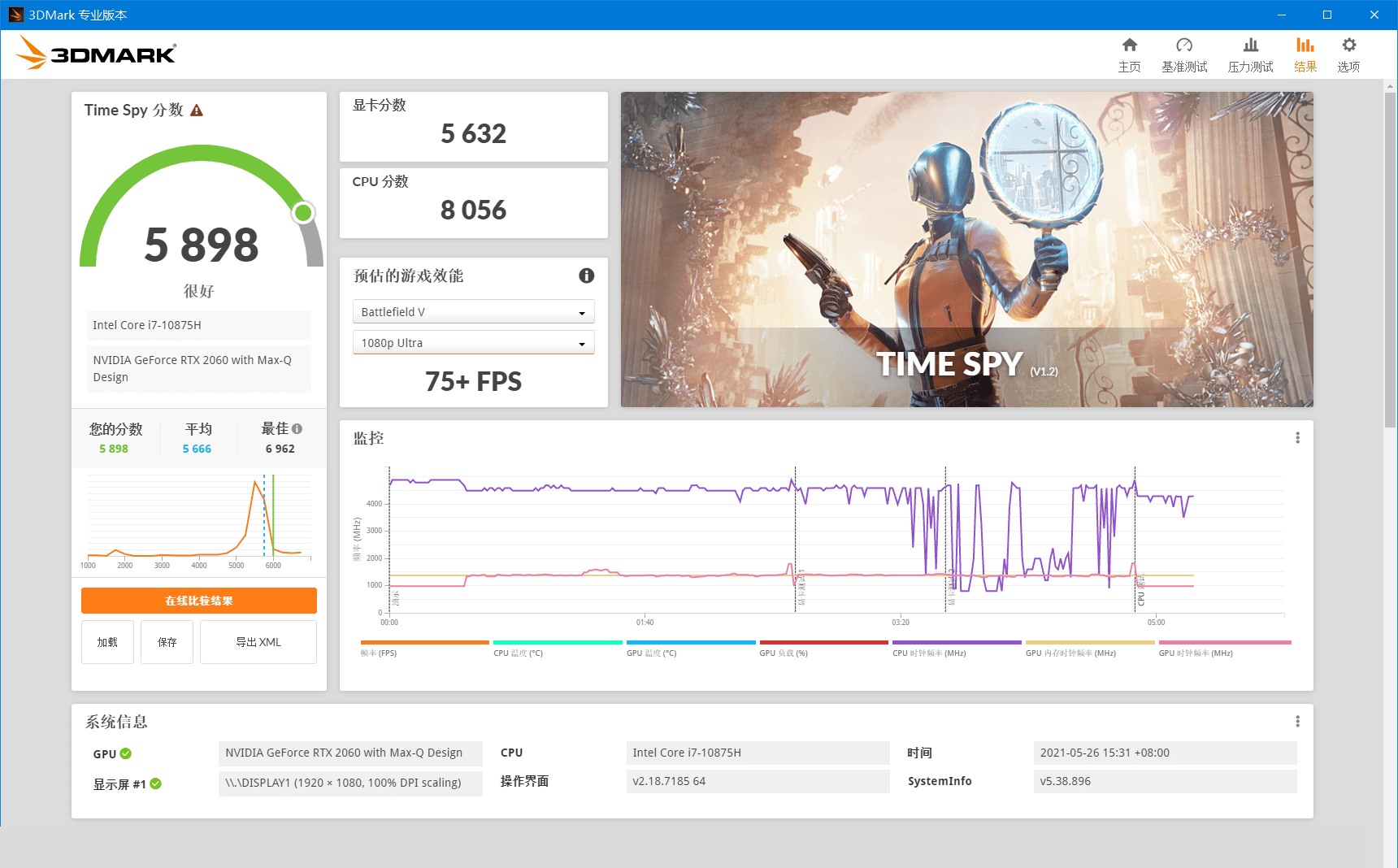 显卡跑分软件 | 3DMark v2.32.8454 中文直装破解版