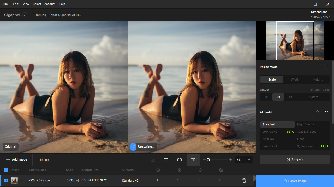 无损图片放大工具 | Topaz Gigapixel AI v8.4.4 英文破解绿色便携版