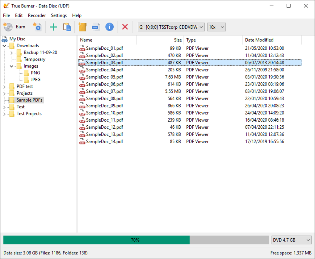 True Burner Pro(免费光盘刻录软件) v10.5 绿色版