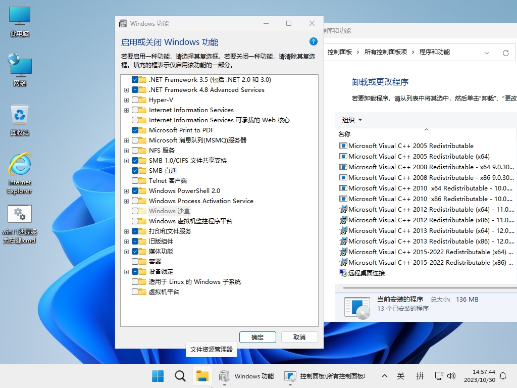 小修 Windows 11 Pro 22631.5984 轻度精简版 二合一[1.71G](20250929)